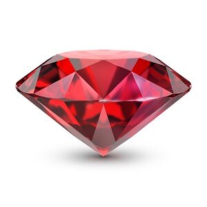 Ruby. 3d image.